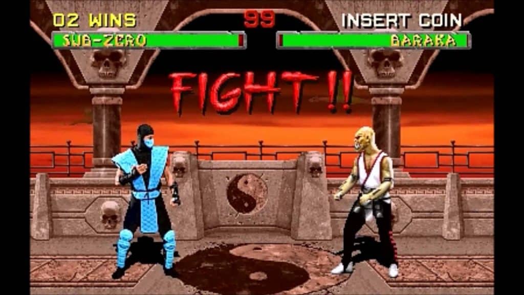 Mortal Kombat 2 Arcade Game from 1990s