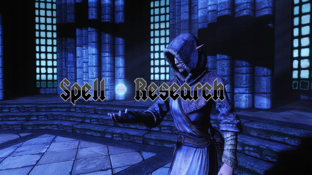 skyrim spell research mod