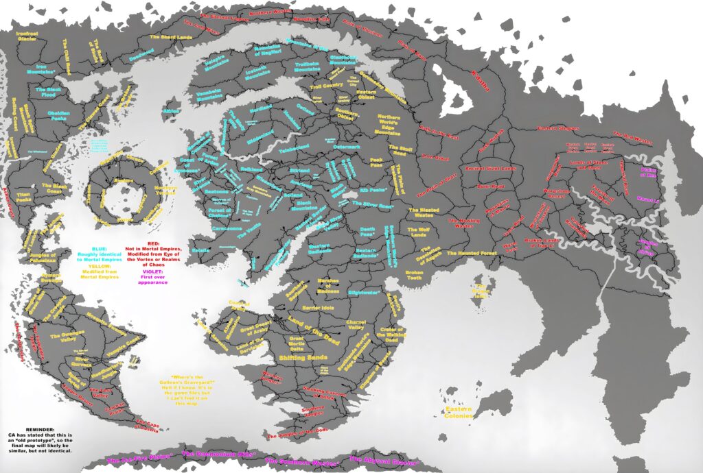 warhammer 3 immortal empires map