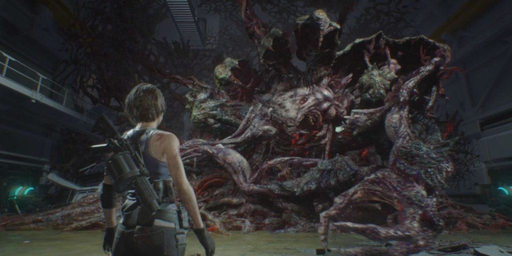 Nemesis's final form in Resident Evil 3.
