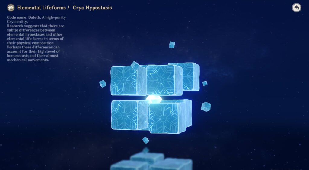 Cryo Hypostasis - Genshin Impact