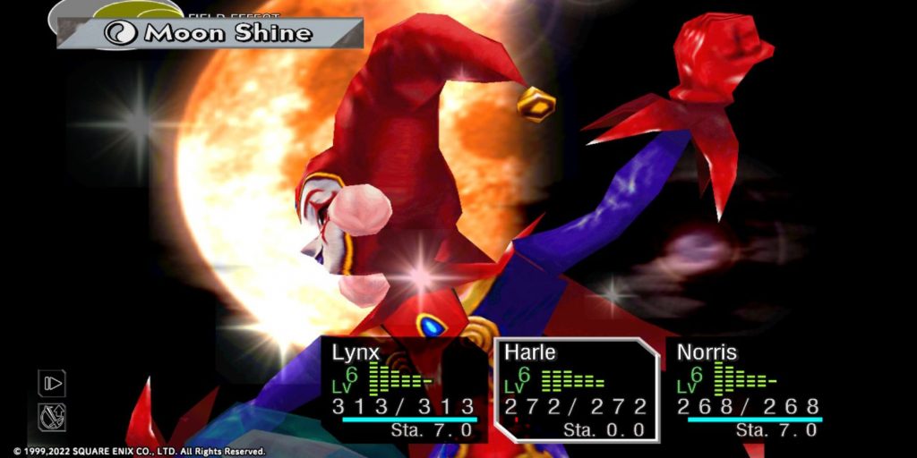 Harle using one of her techs in Chrono Cross.