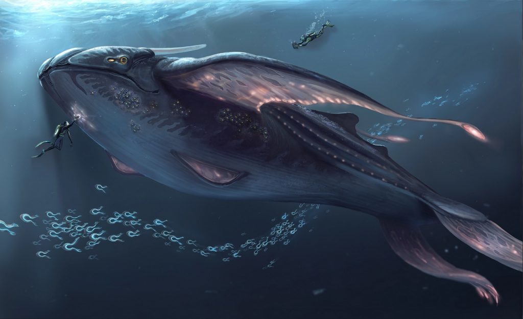 Subnautica's Leviathans Glow Whale