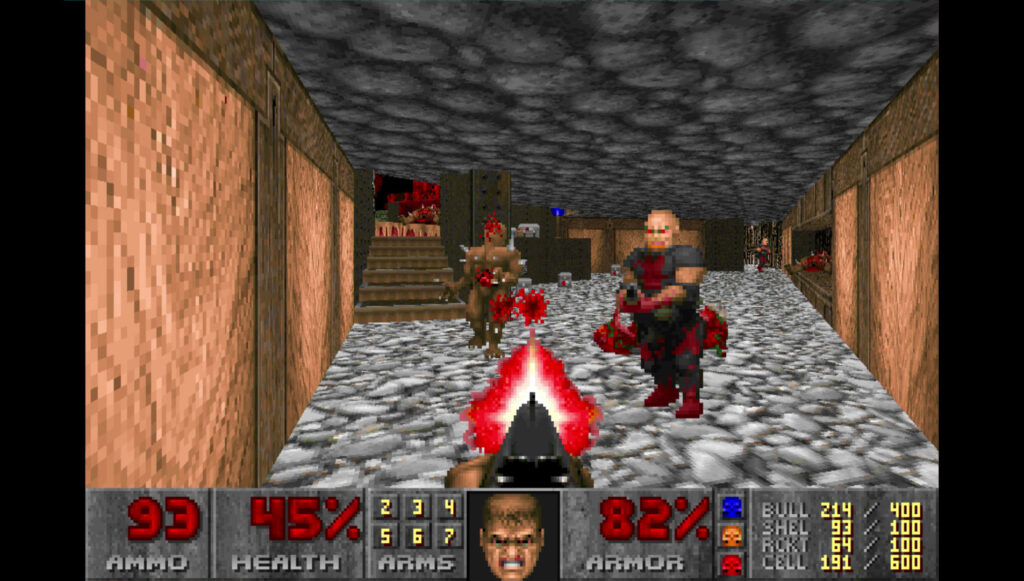The original DOOM still holds up as one of the best FPS games ever created