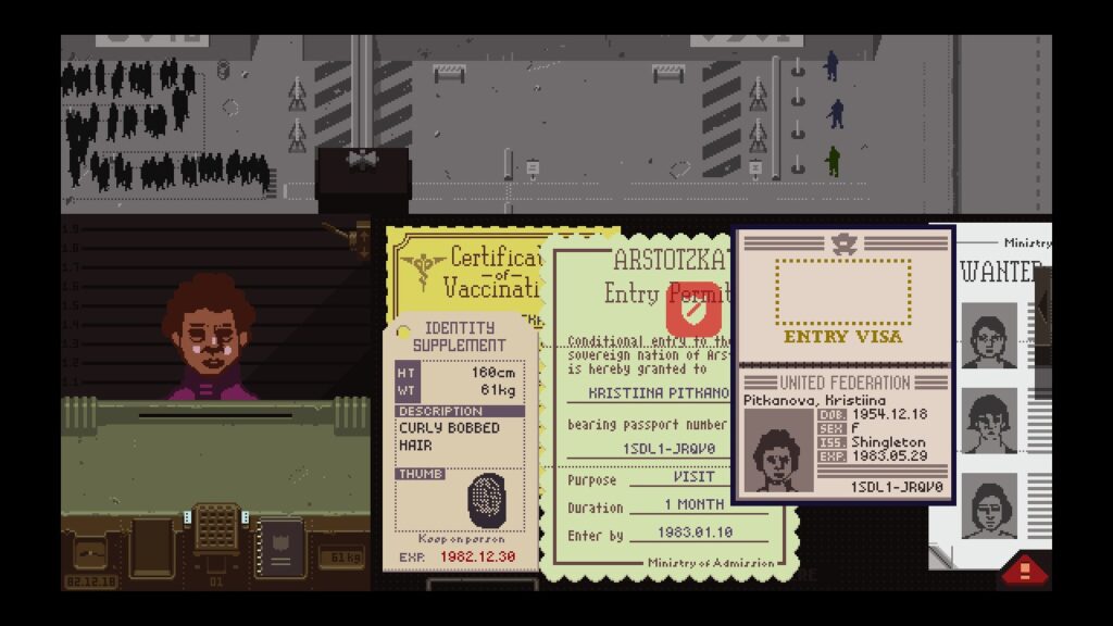 Papers, Please (video game, dystopian, satire, job simulation, simulation)  reviews & ratings - Glitchwave