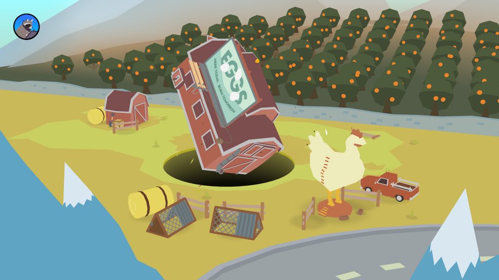 Sucking up everything in Donut County is more relaxing than you realize