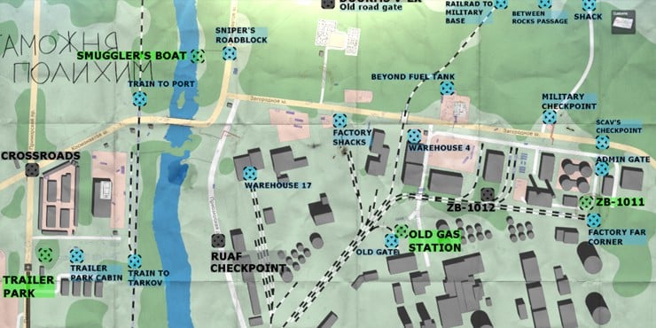 Escape From Tarkov: Old Road Gate Extract Guide