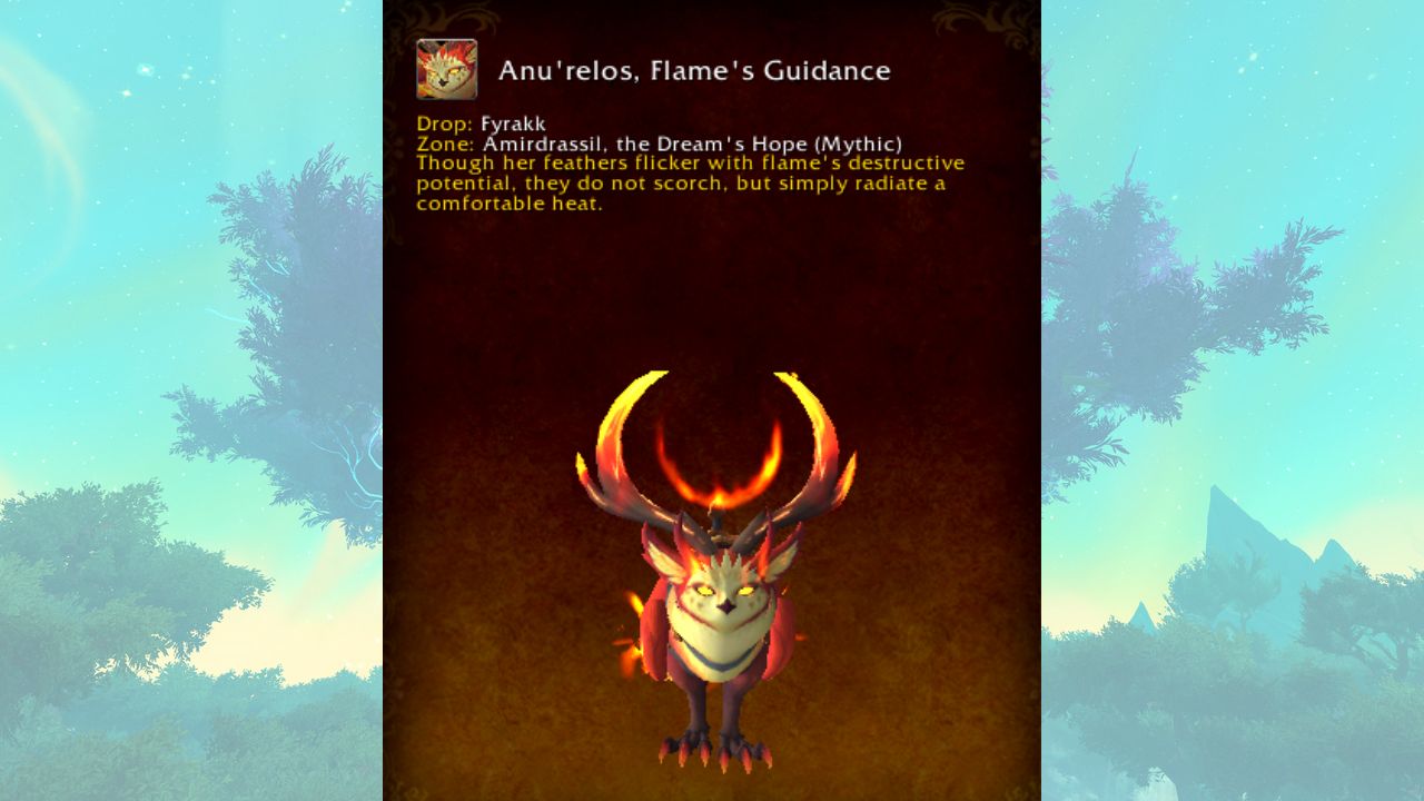 Anu'Relos, Hướng dẫn về lửa trong World of Warcraft: Dragonflight
