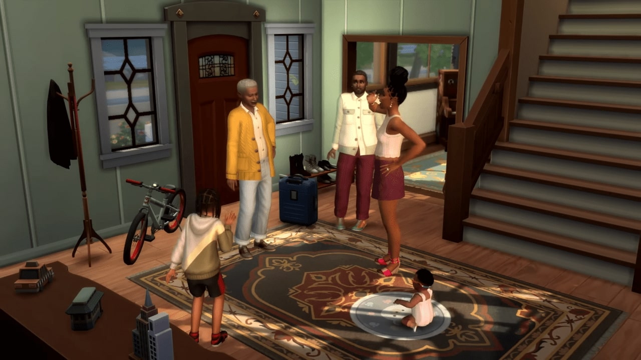 Một gia đình cùng nhau lớn lên trong The Sims 4