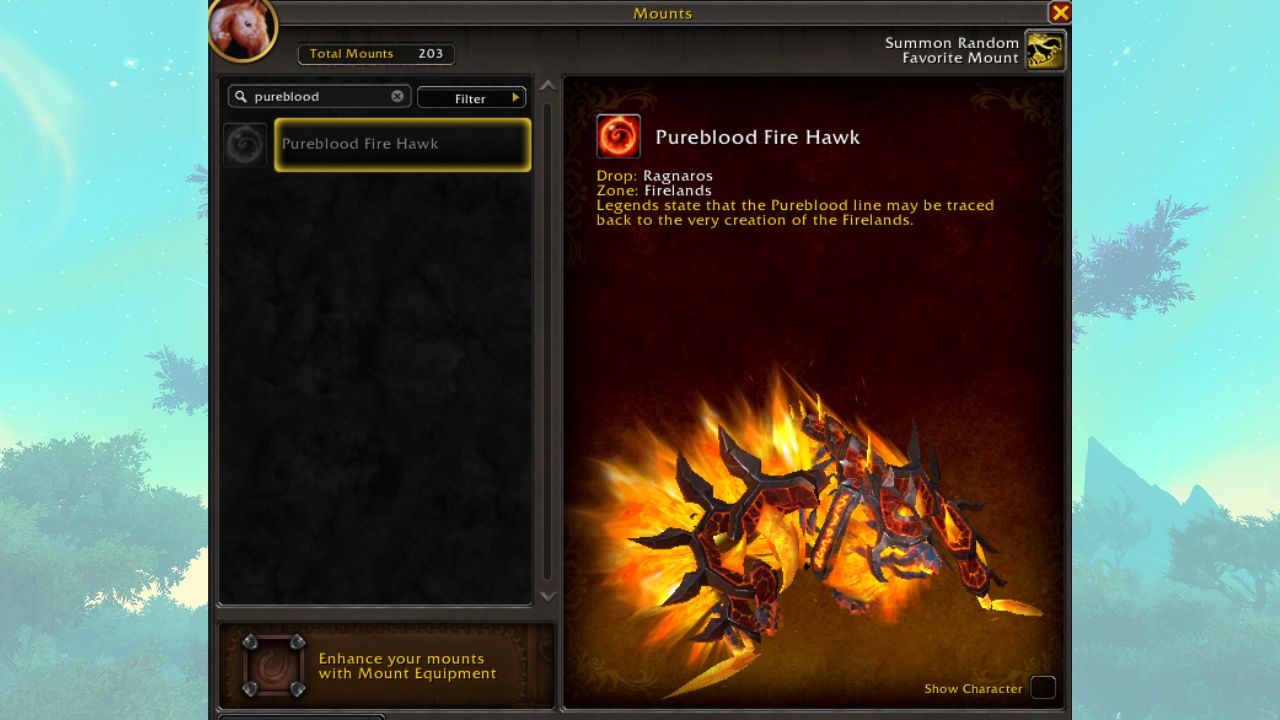 Đại bàng lửa thuần chủng trong World of Warcraft 
