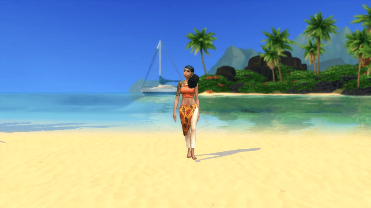 Bãi biển cuộc sống đảo The Sims 4