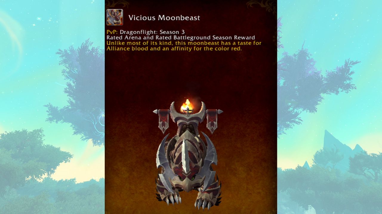 Quái vật mặt trăng độc ác (Horde) World of Warcraft: Dragonflight