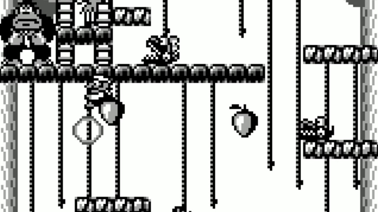 Donkey Kong and Mario in Donkey Kong '94