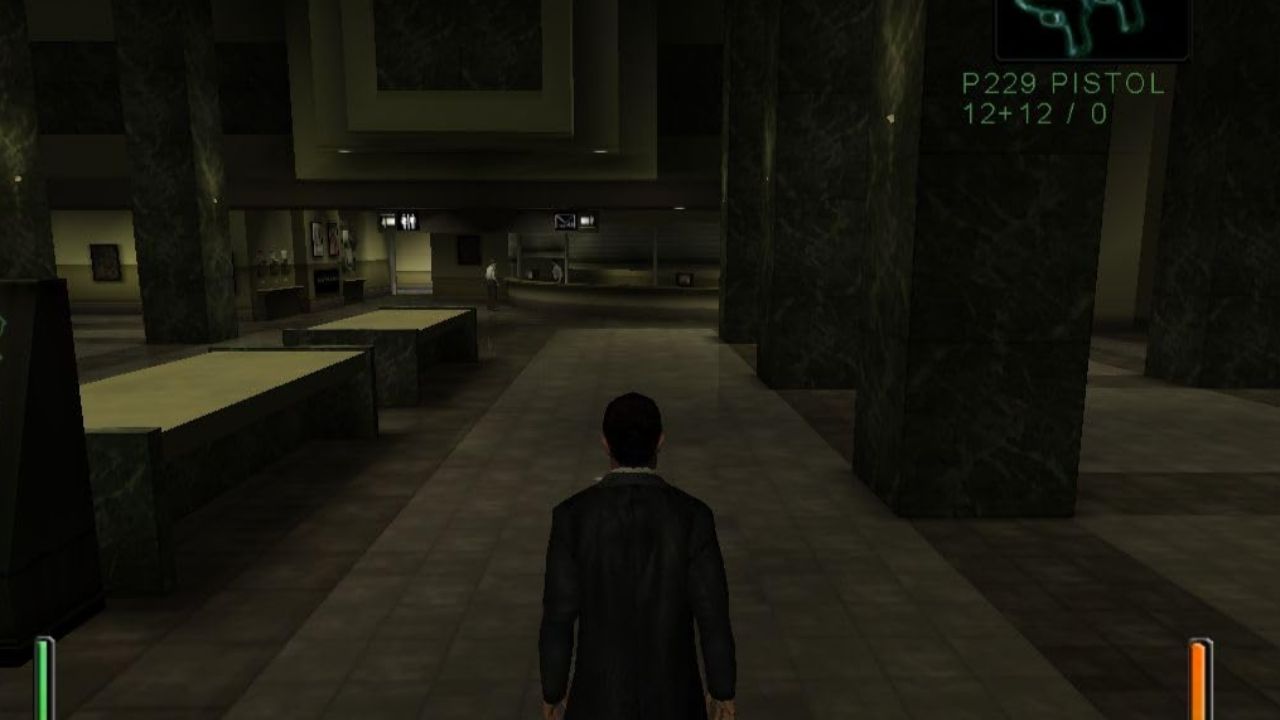 Enter the Matrix main character stood in hallway