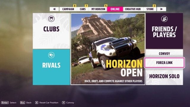 How to Leave a Convoy in Forza Horizon 5