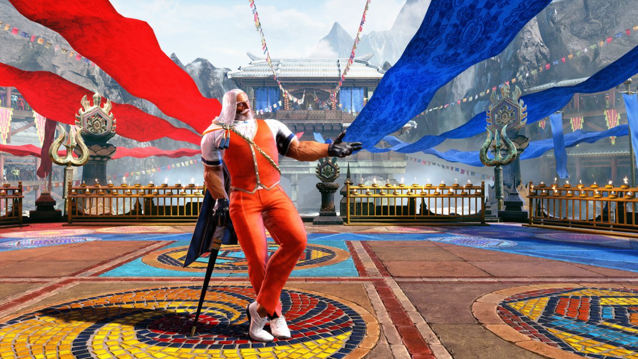 JP leaning on cane in Street Fighter 6 