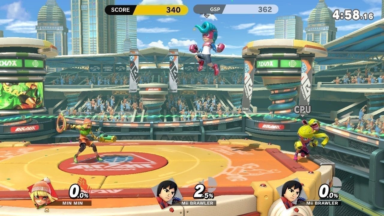 Mii Brawler Fight in Super Smash Bros. Ultimate