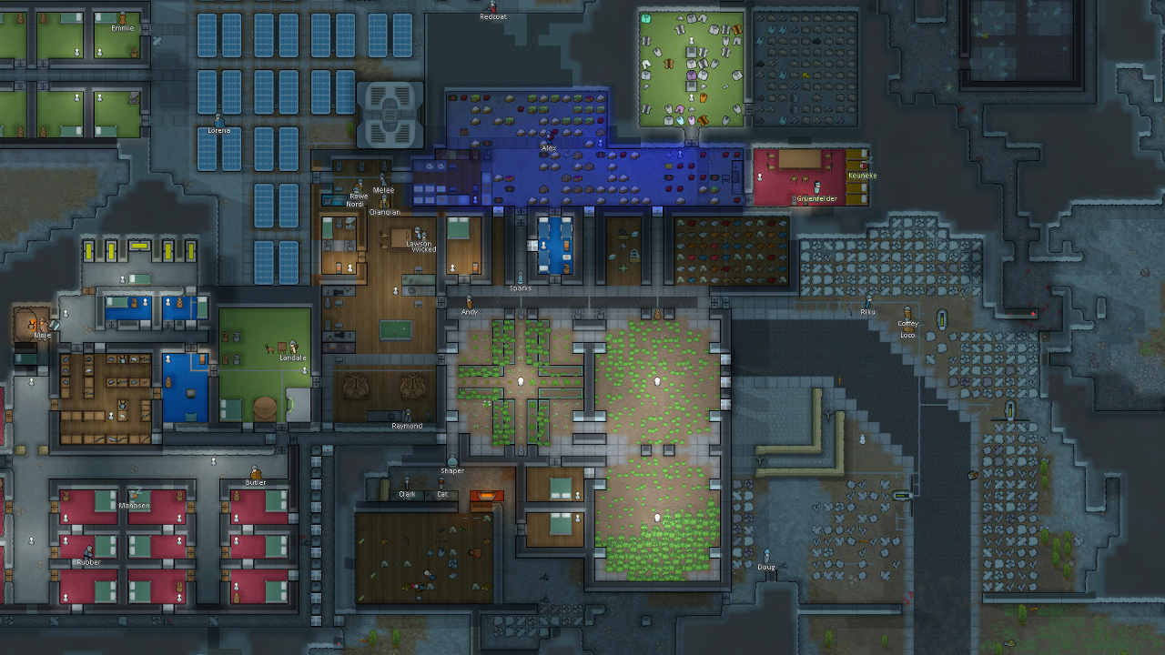 Rimworld colony layout