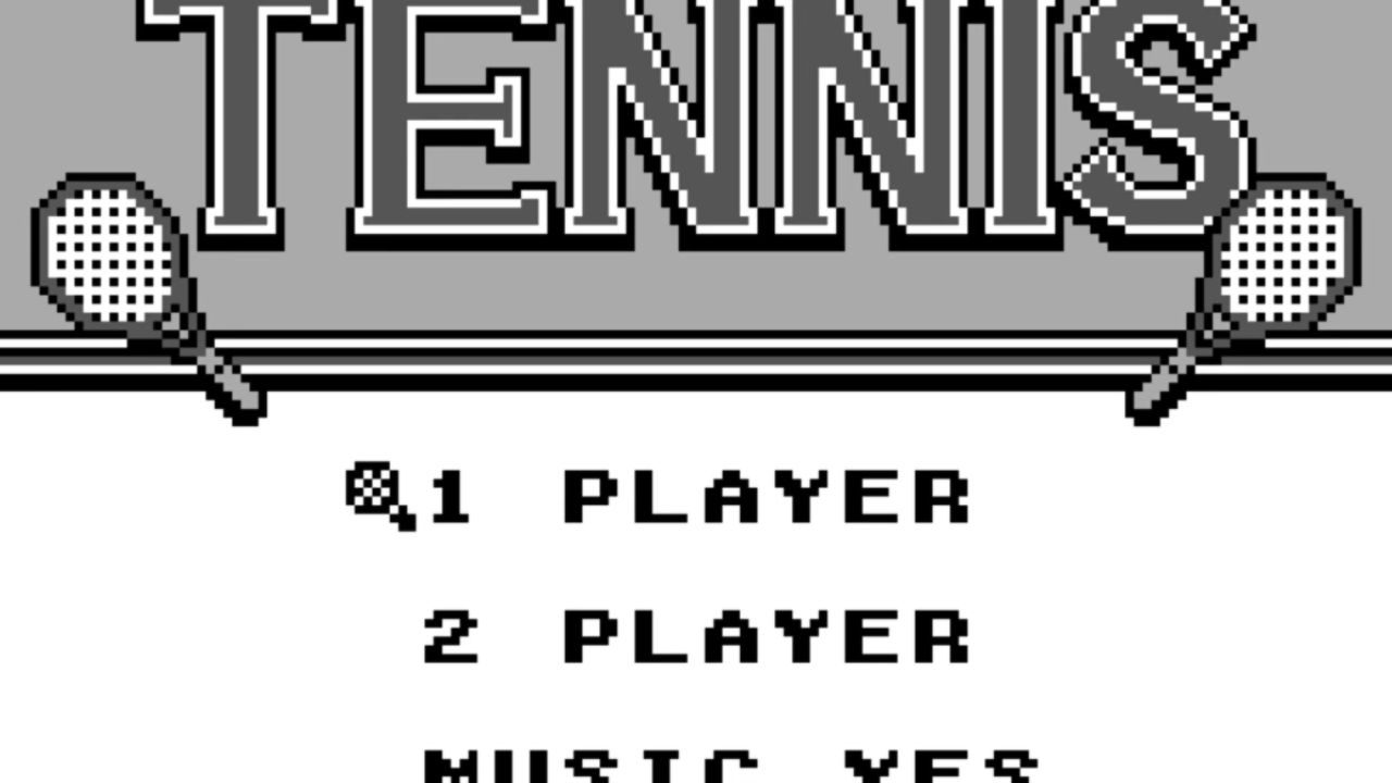 Tennis Gameboy Game
