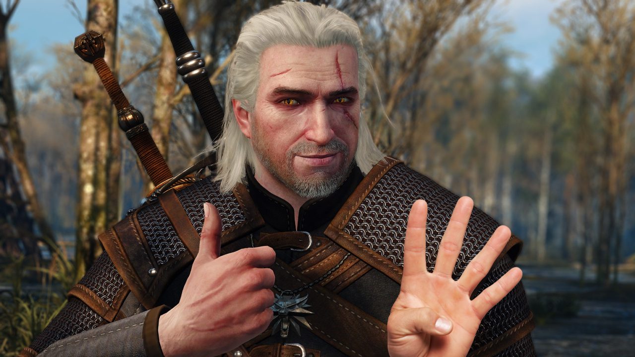 The Witcher 3 Geralt Gesture