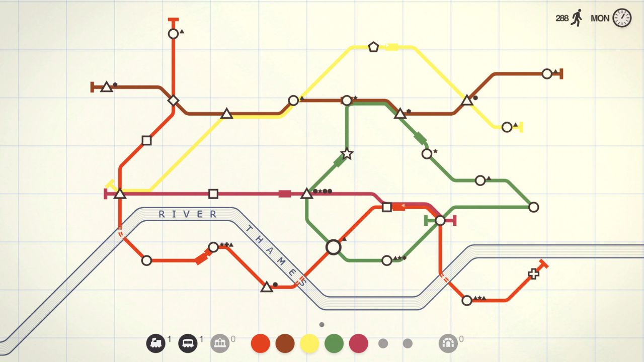 Mini Metro London map