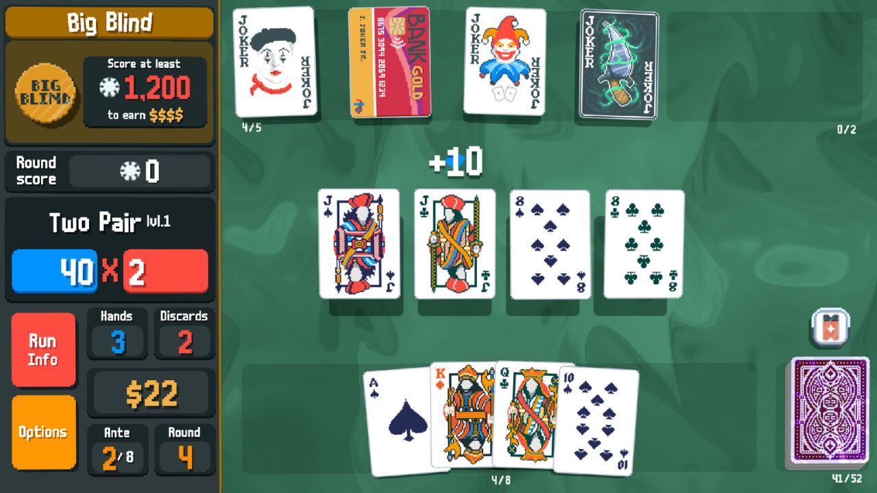 Balatro poker cards