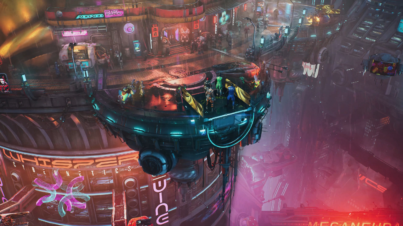 Cyberpunk City in The Ascent (Xbox Series X)