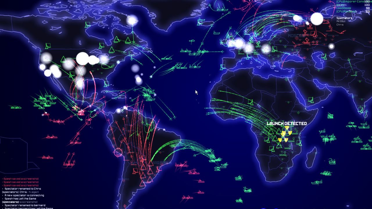Defcon world map