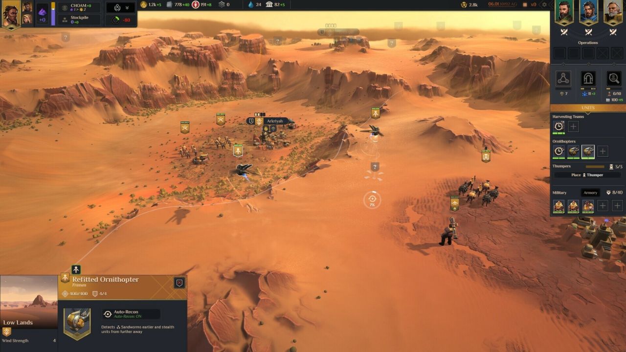Dune Spice Wars Arrakis Desert